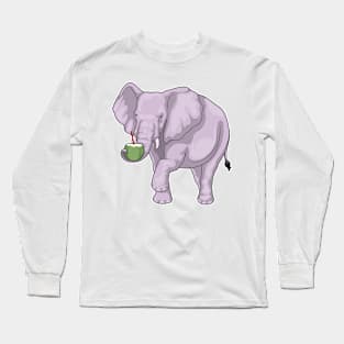 Elephant Coconut Long Sleeve T-Shirt